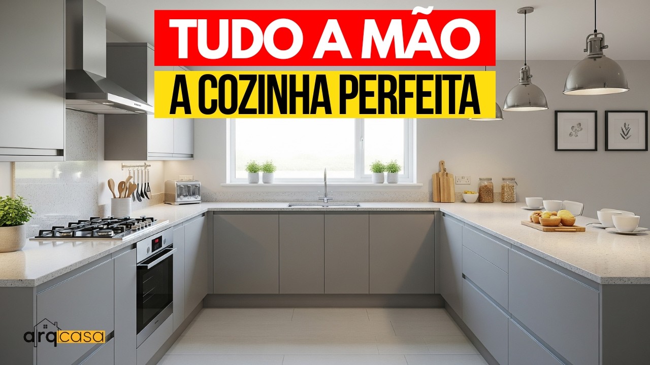 A Cozinha Onde Tudo Está ao seu Alcance (O Poder do Triângulo de Trabalho)