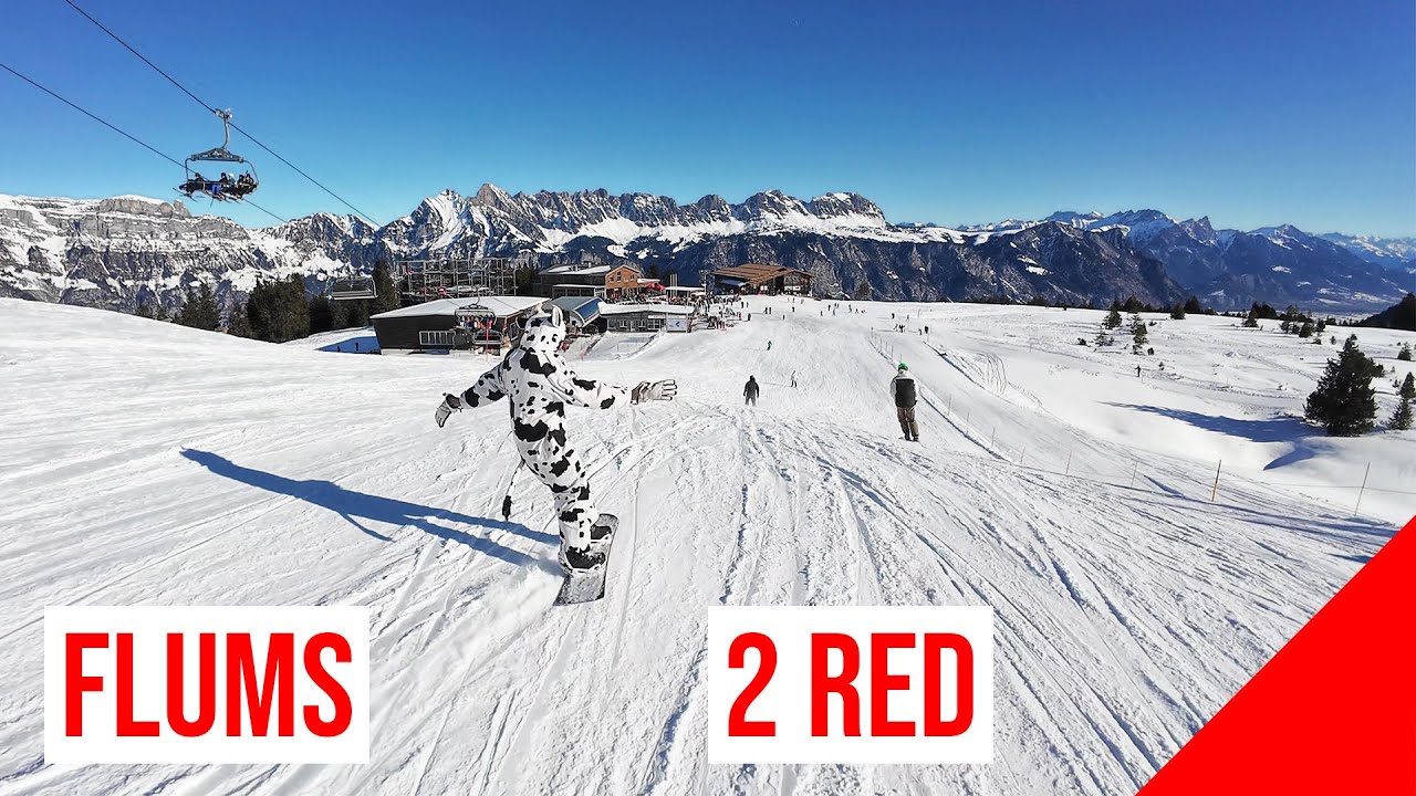 Flumserberg, 2 🔴 RED - ROT (Prodkamm - Prodalp) #2 🇨🇭