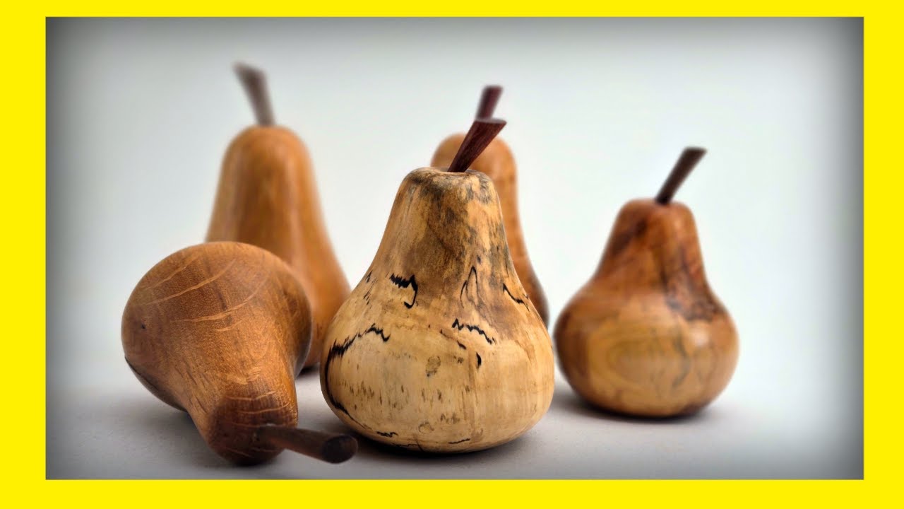 Master Woodturning Jam Chuck Techniques for Perfect Wooden Pears!