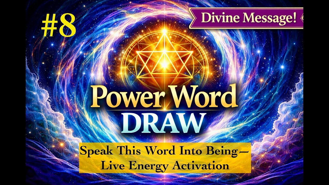 Power Word Draw:  Speak This Word Into Being—Live Energy Activation
