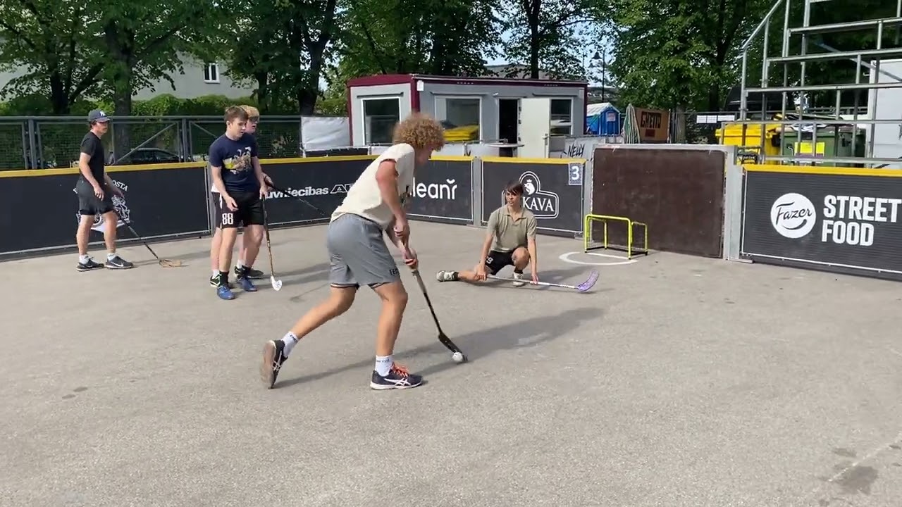 Ghetto Floorball Round 3. U16. Priede uz gym - Bēgļu tiesības.