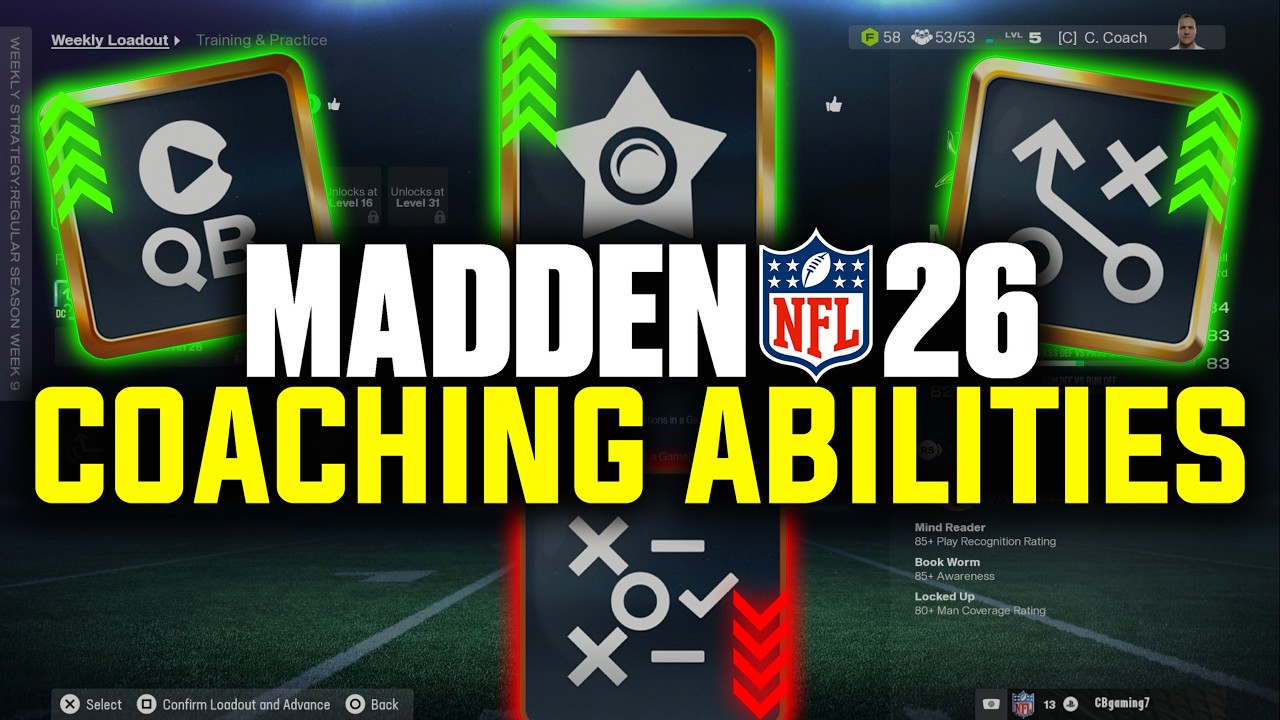 Подробный анализ тренерских способностей в режиме франшизы Madden 26!