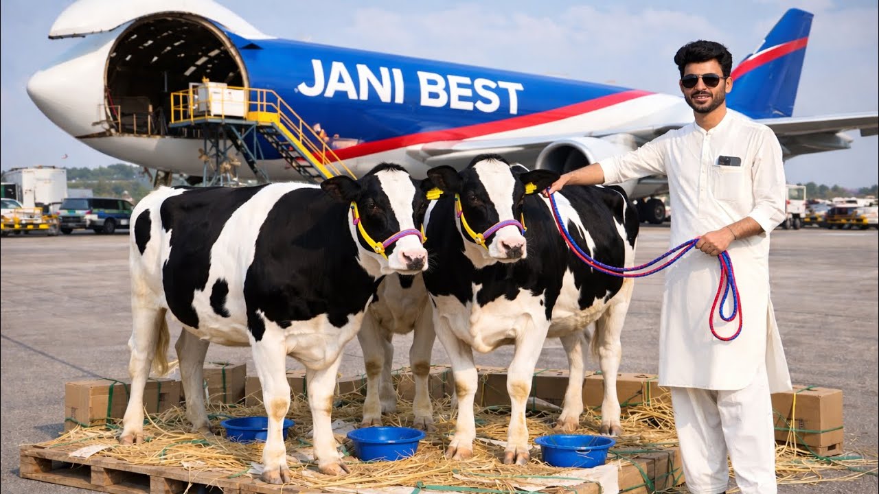 Awan Dairy Farm ✈️ Imported HF Heifers | Direct Plane Import 🐄 | Best Dairy Heifers for Sale