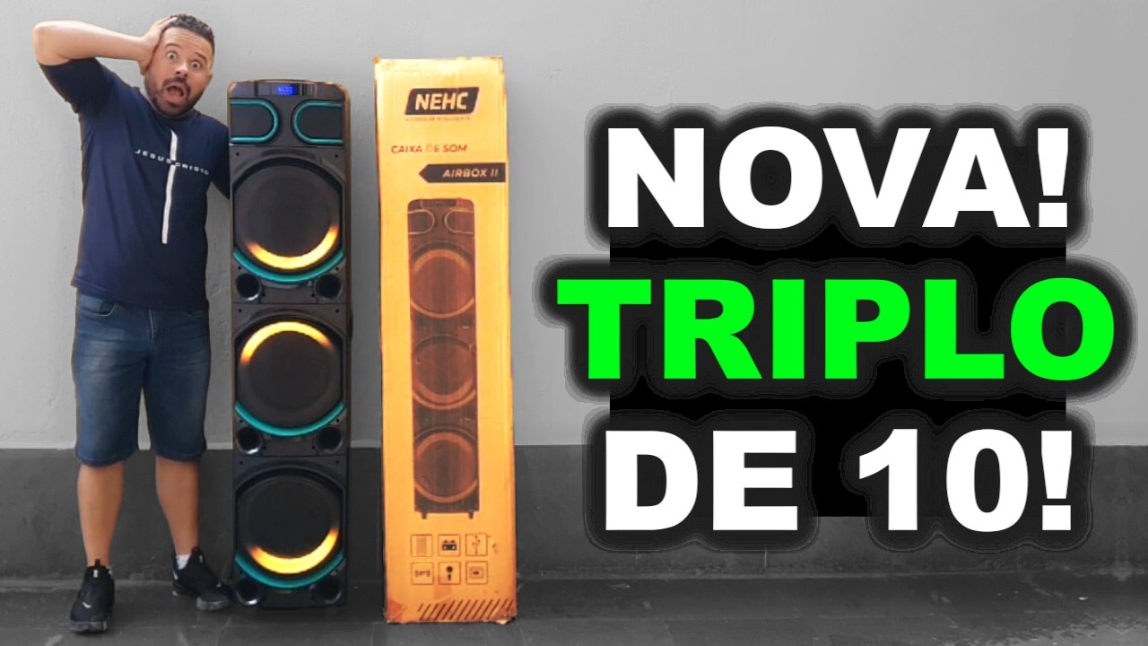 🟢 💥 Caixa De Som NEHC AIRBOX ll 🟢 ESSA TORRE DE SOM &Eacute; A MAIS SINISTRA NA SUA FAIXA DE PRE&Ccedil;O!