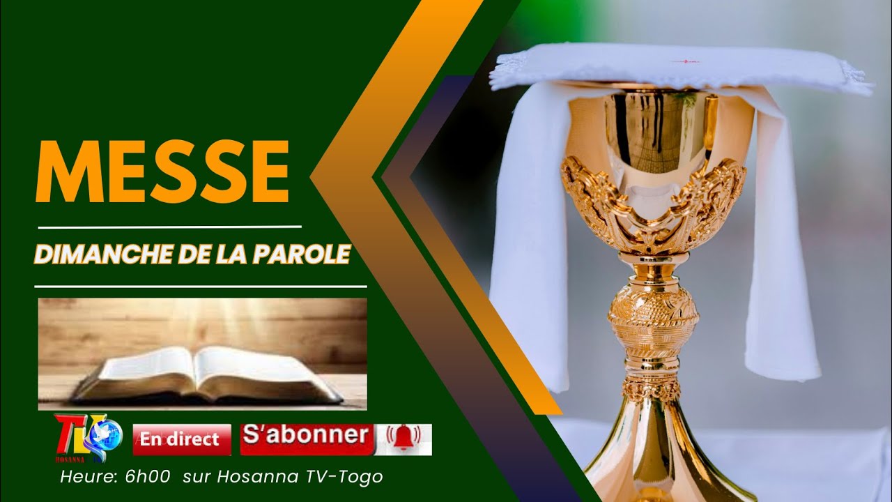 DIMANCHE DE LA PAROLE // Messe en direct de la Paroisse Saint Esprit de Djagblé