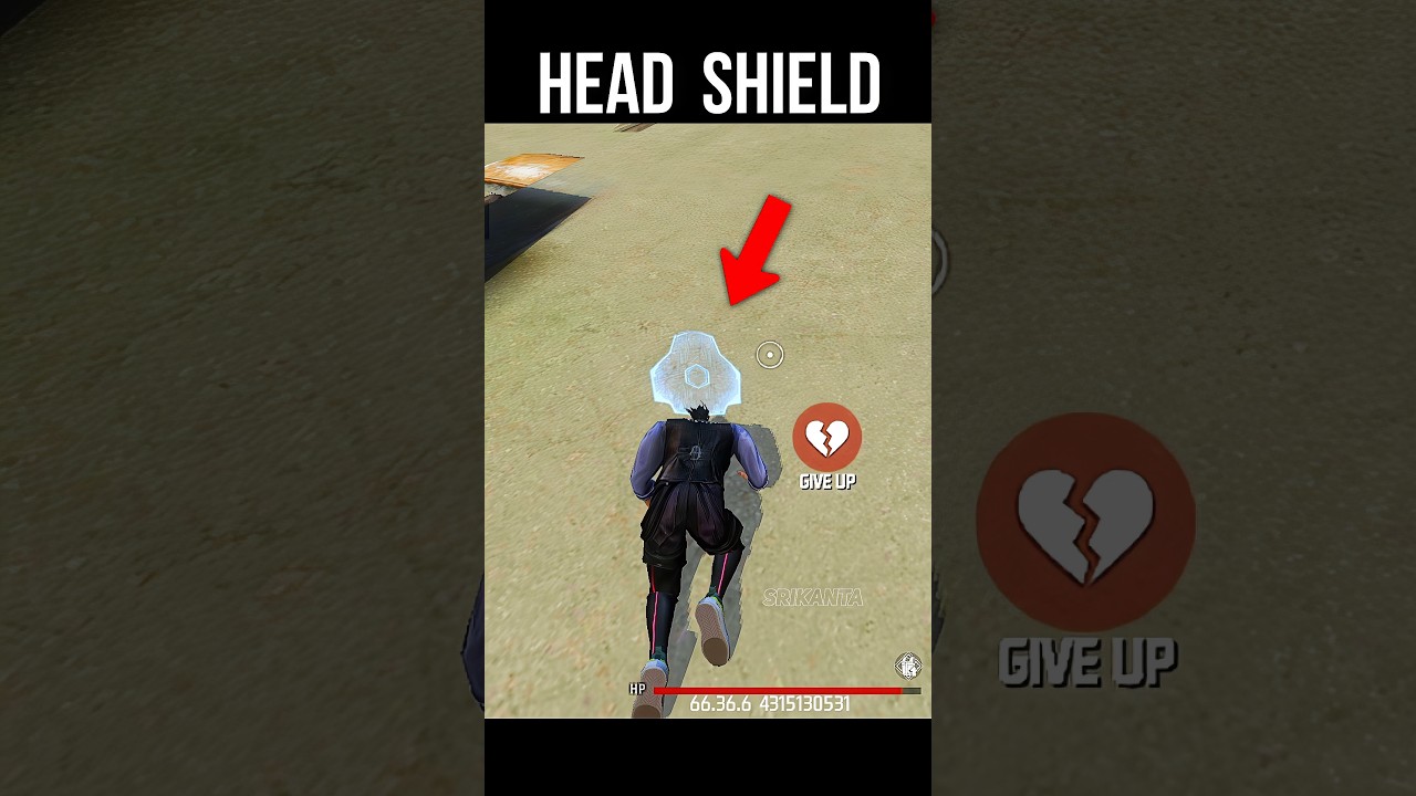 New Head Shield 🔥 Free Fire Headshot Protector in New Update #srikantaff