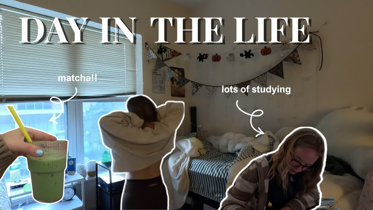 DAY IN THE LIFE (first-year student at Clemson, 8-hour study days)