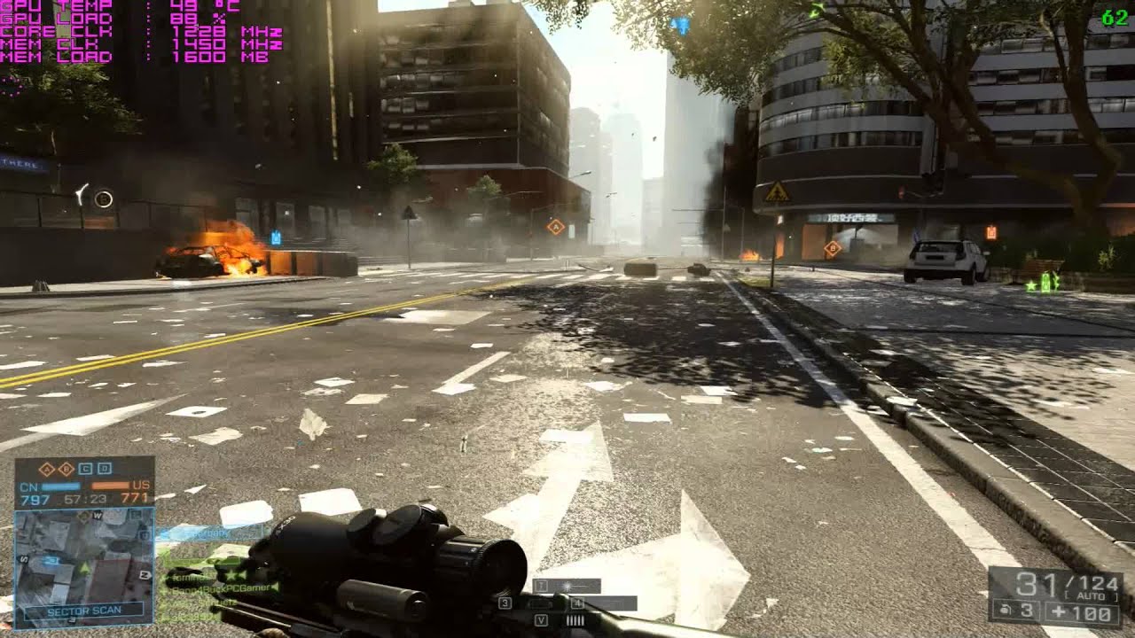 R9 290 BF4 64 Player Map win 8.1 Performance + Levolution