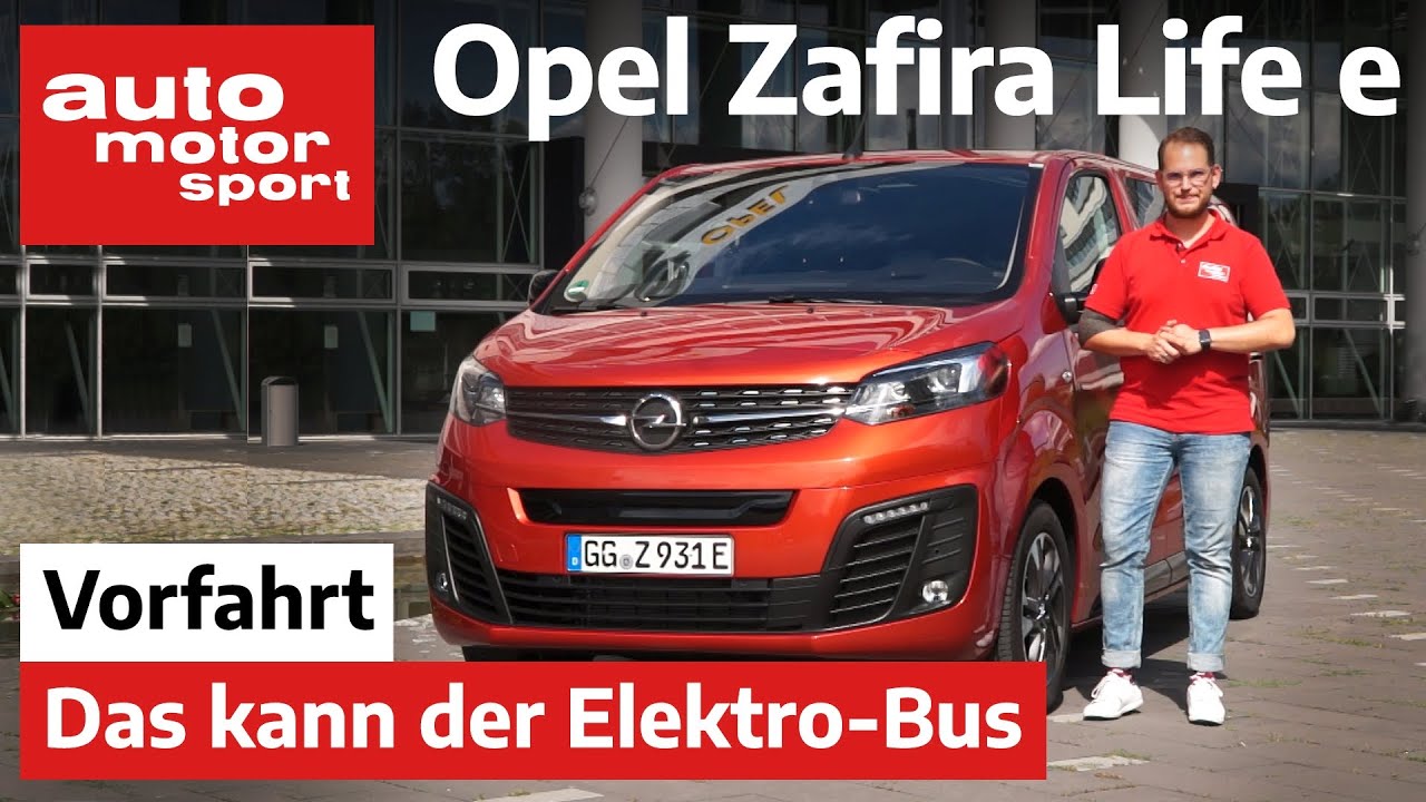 Opel Zafira Life e: Das kann der Elektro-Bus - Review/Fahrbericht | auto motor und sport