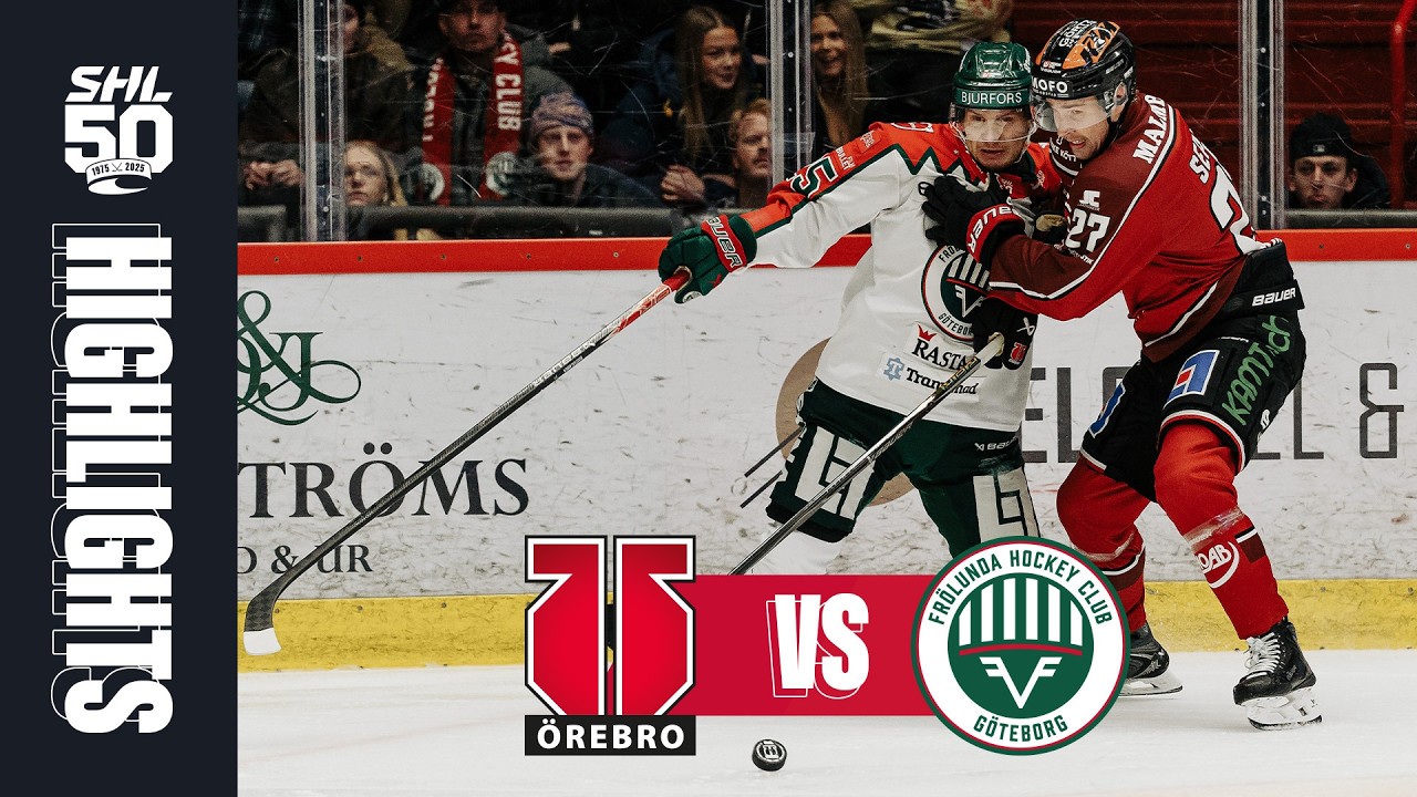 Örebro vs Frölunda | 19 feb 2026 | Highlights