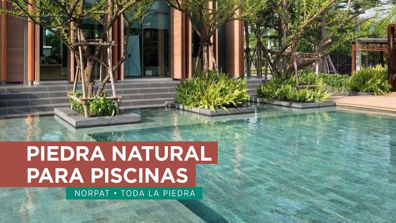 Arquitectura & Decoración. Piscinas con revestimiento en piedra. Piedras naturales que son tendencia