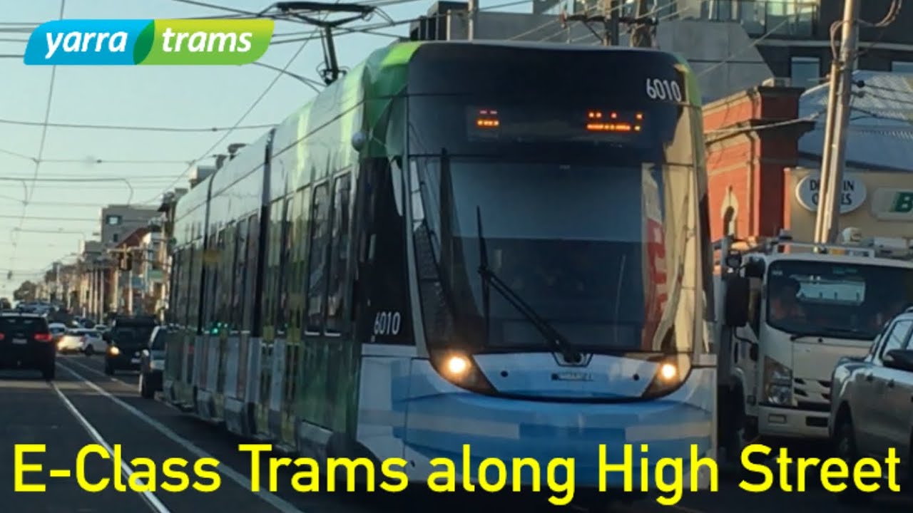 E-Class Trams along High Street