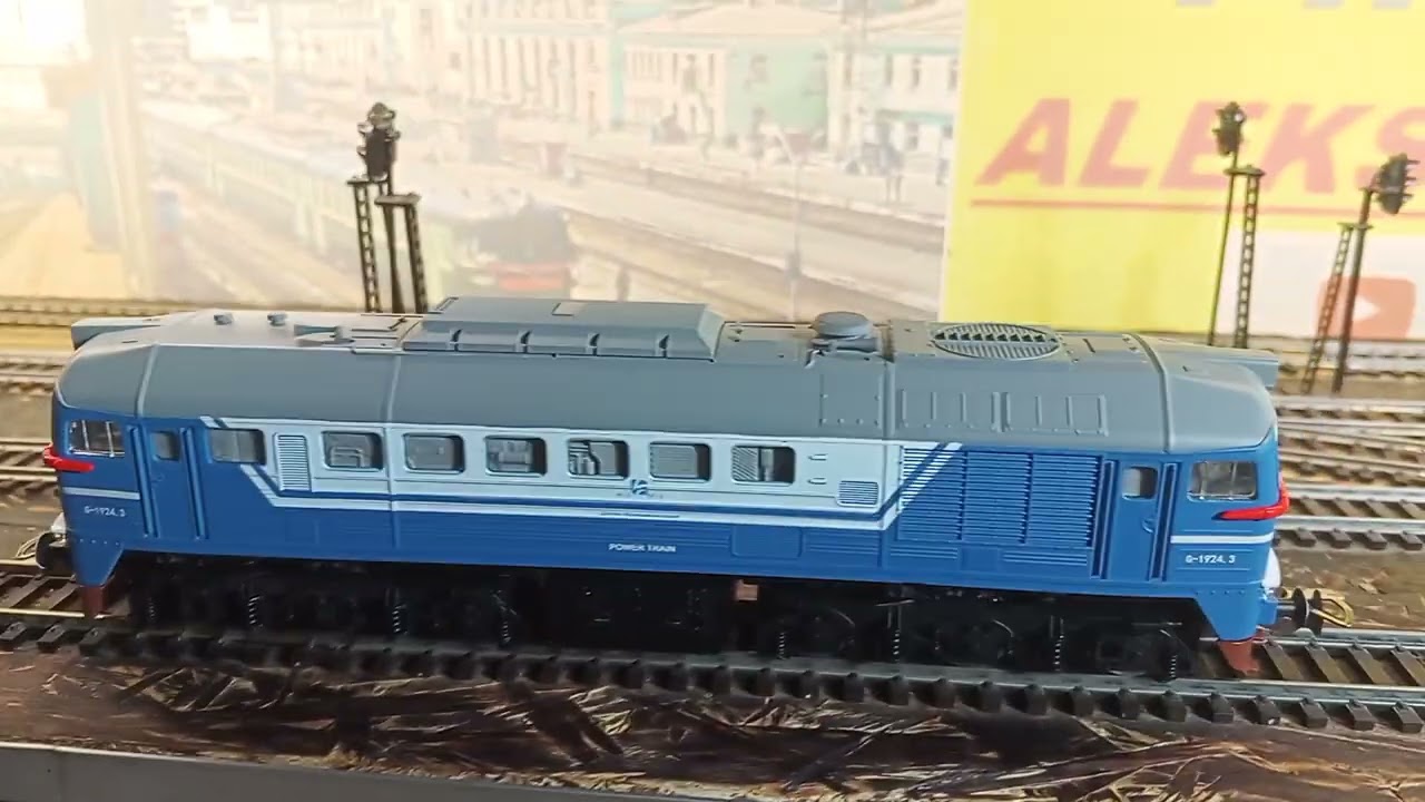 Локомотив. M62 из Китая. Оцифровал. НО 1:87. Locomotive. M62 from China. Digitized. HO 1:87.
