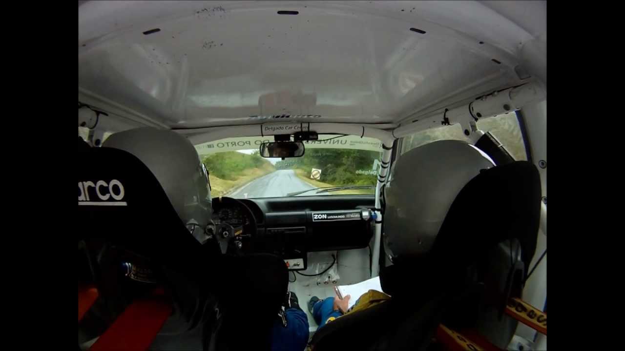 Eduardo Pereira (Tin Tin) / Edgar Pereira On Board Crash Rally Cidade de Fafe 2013