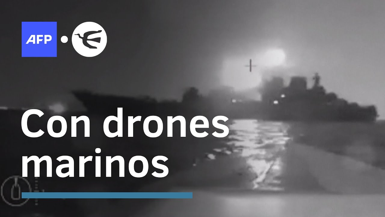 Ucrania atac&oacute; una base naval rusa en el mar Negro &bull; V&iacute;a AFP Espa&ntilde;ol