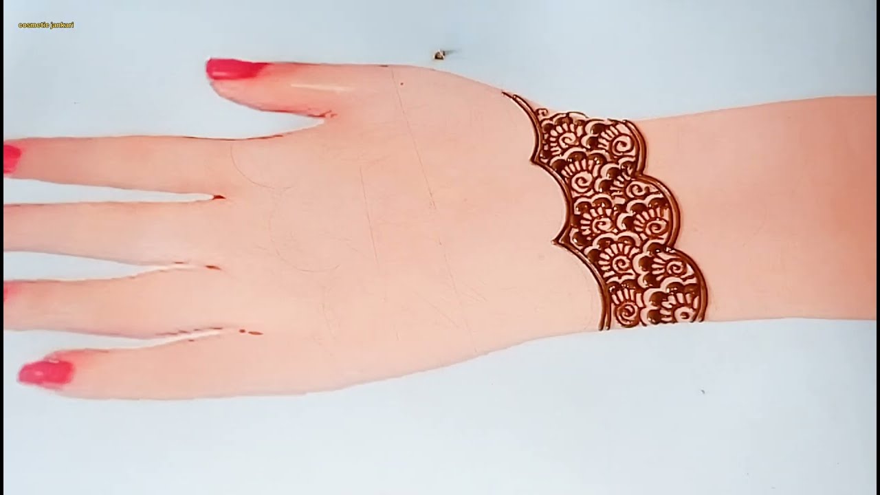 Karwa Chauth Mehndi Design 2025 | Simple Karva Chauth Mehndi | Back Hand Mehndi Design