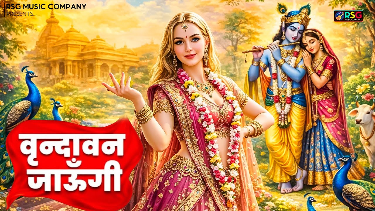 Vrindavan Jaungi | वृन्दावन जाउंगी | मेरे उठे विरह में पीर | Krishna Bhajan 2026 | #krishna #radhe
