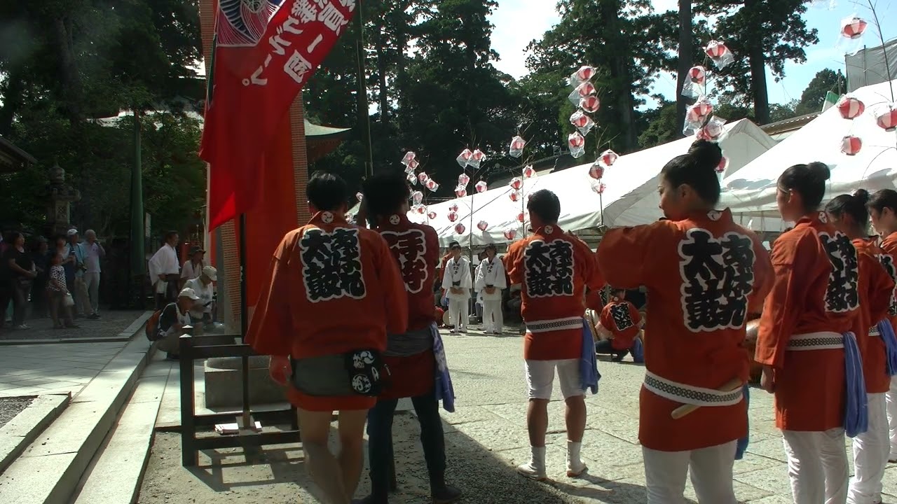 ２０１９年９月１日　鹿島神宮　令和を記念し、ご奉納　波崎あばれ太鼓