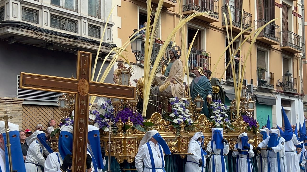 Semana Santa Zaragoza 2023 - Domingo de Ramos, Cofradía de la Entrada