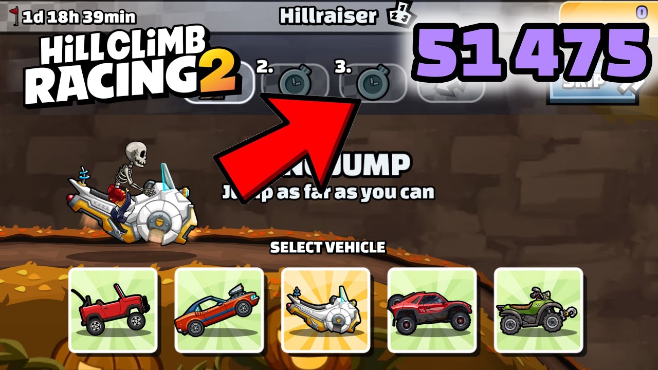 51,745 (52,573) в Hillraiser - Hill Climb Racing 2