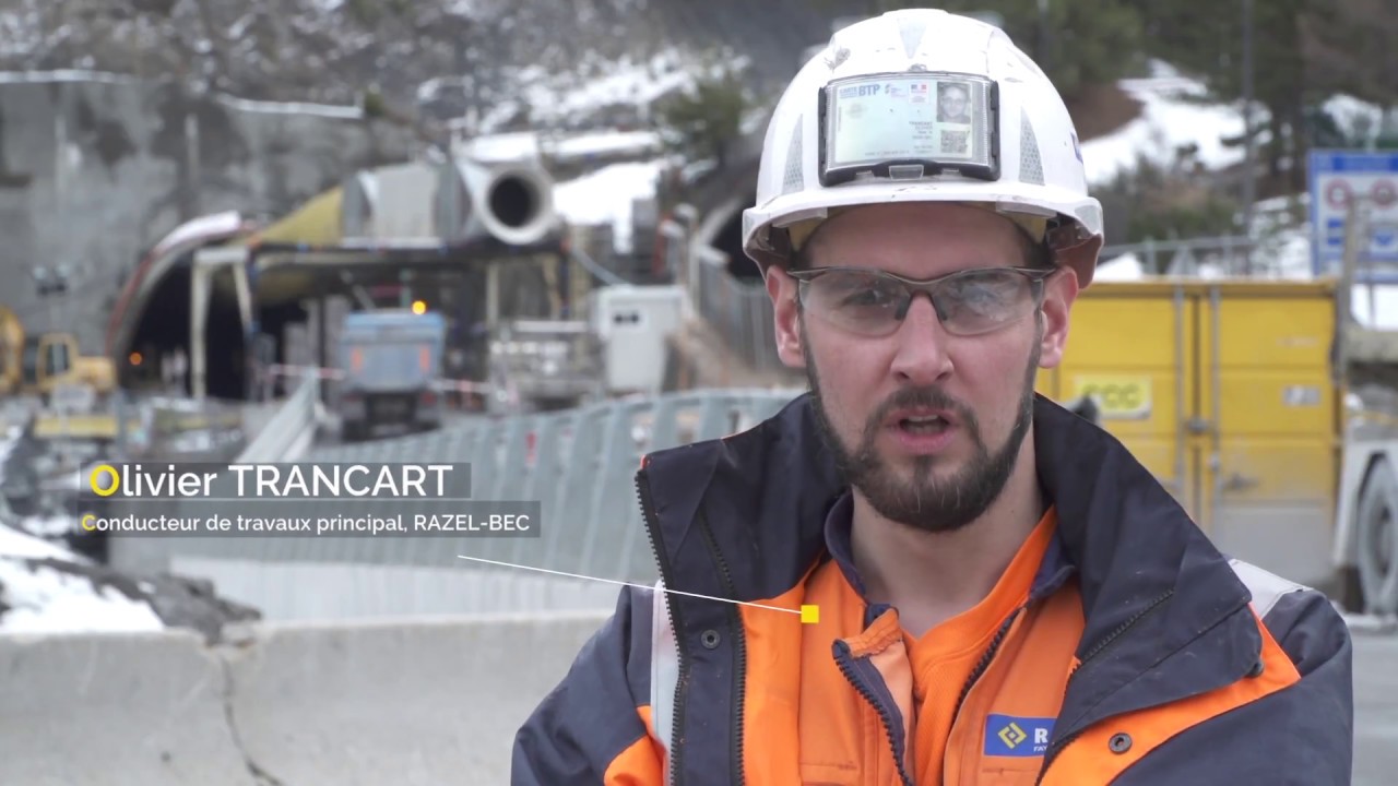Tunnel du Fréjus : revêtement de la chambre de montage du tunnelier