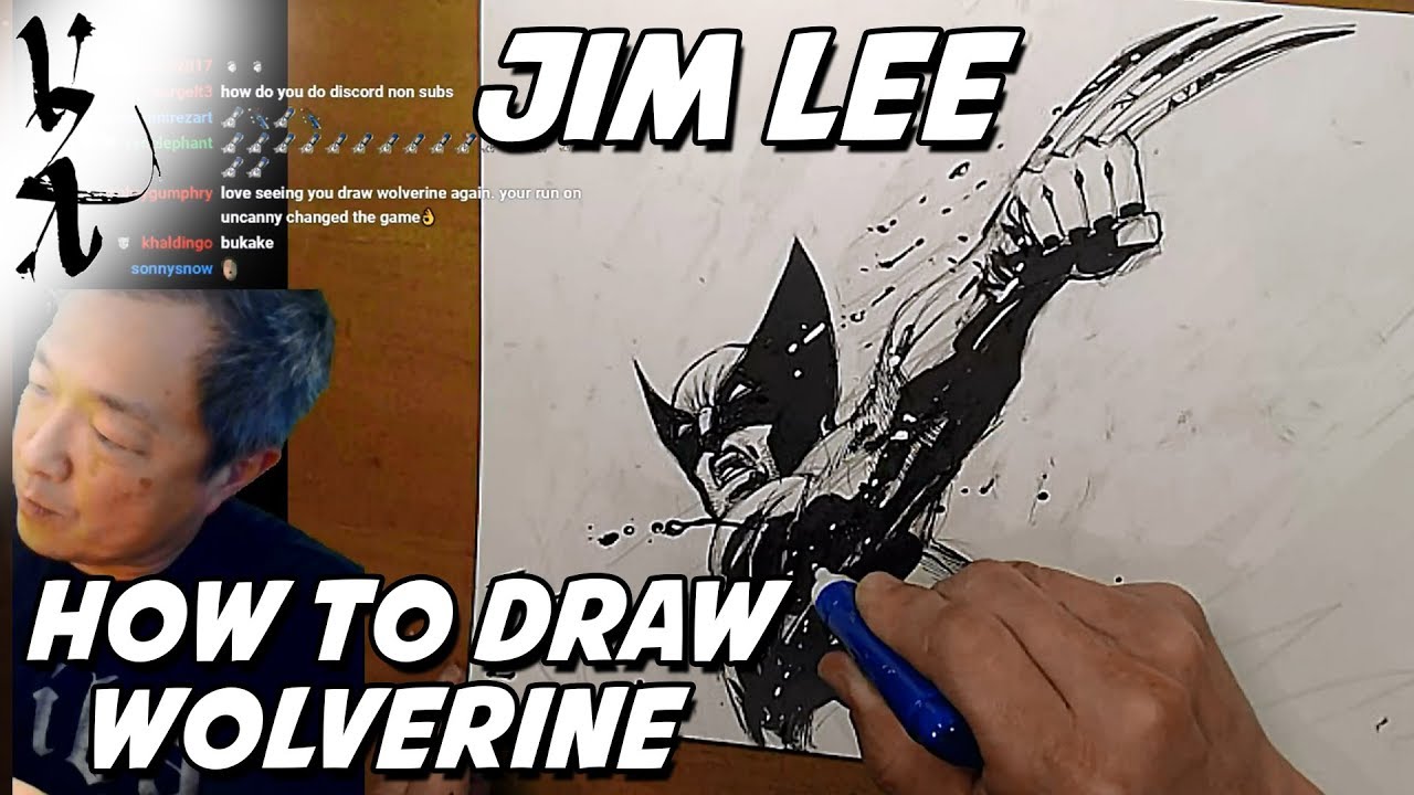 Jim Lee  - How To Draw Wolverine