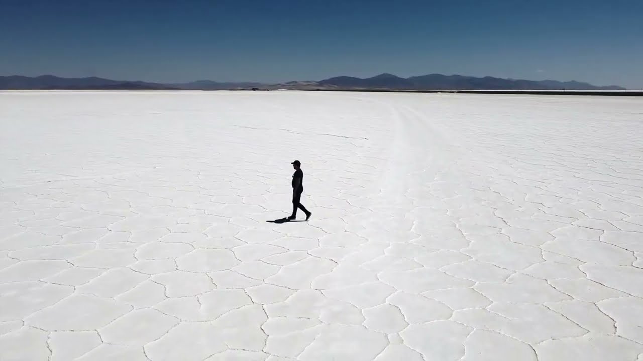 Breathtaking Aerial Views of Argentina's Vast Salinas Grandes Salt Desert
