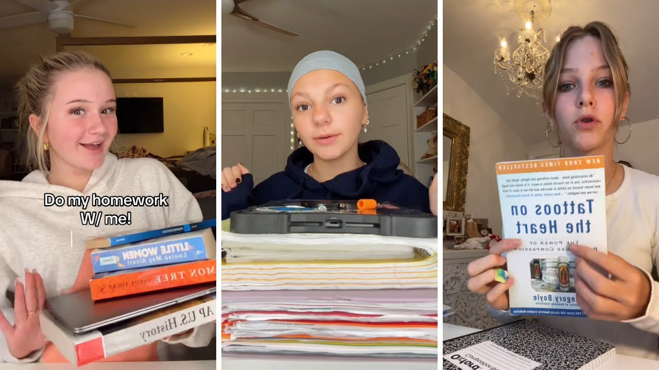 Do My Homework With Me | TikTok Compilation