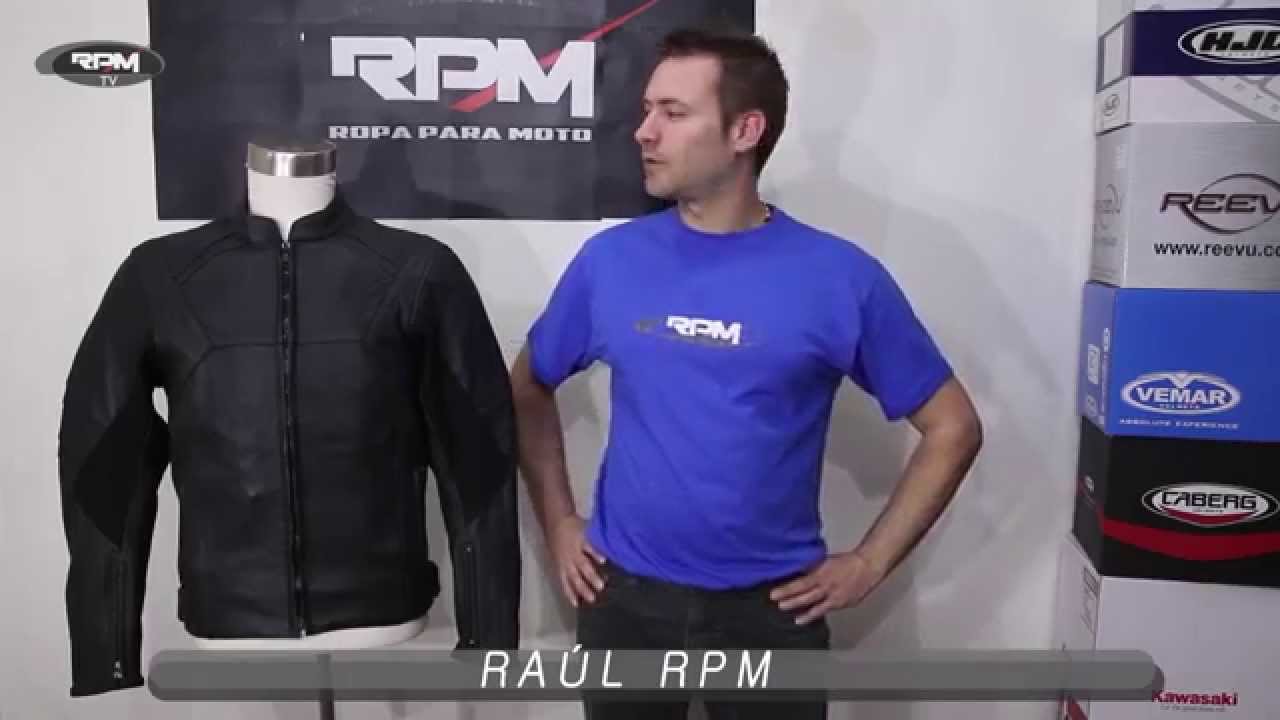 Chaqueta de cuero de moto Rpm SONIC