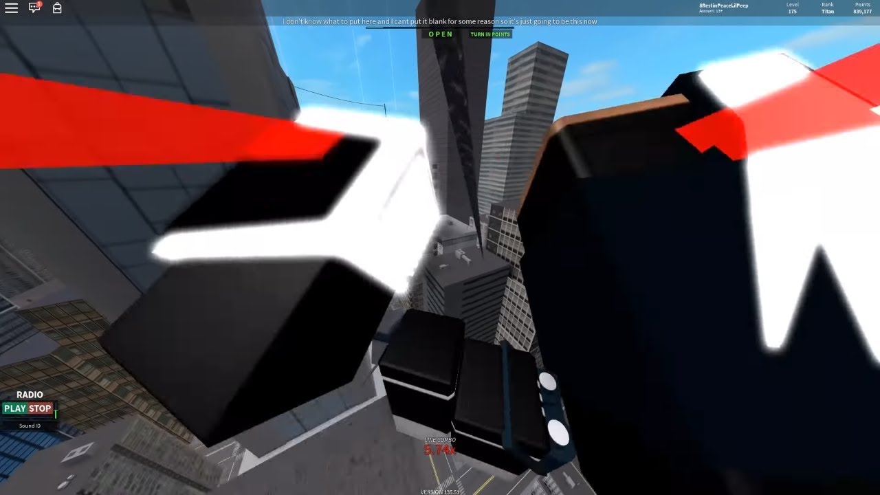 ROBLOX PARKOUR: Running with Apex { R.I.P ME }