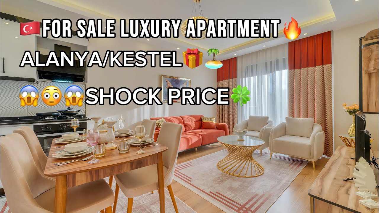 SEA VIEW 1+1 IN ALANYA KESTEL | FURNISHED | TOP COMPLEX AMENITIES 🎁☀️🇹🇷