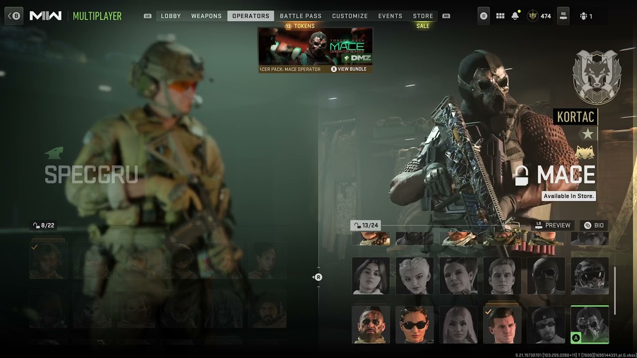 Call of Duty Modern Warfare II 2022 Multiplayer Mace Operator