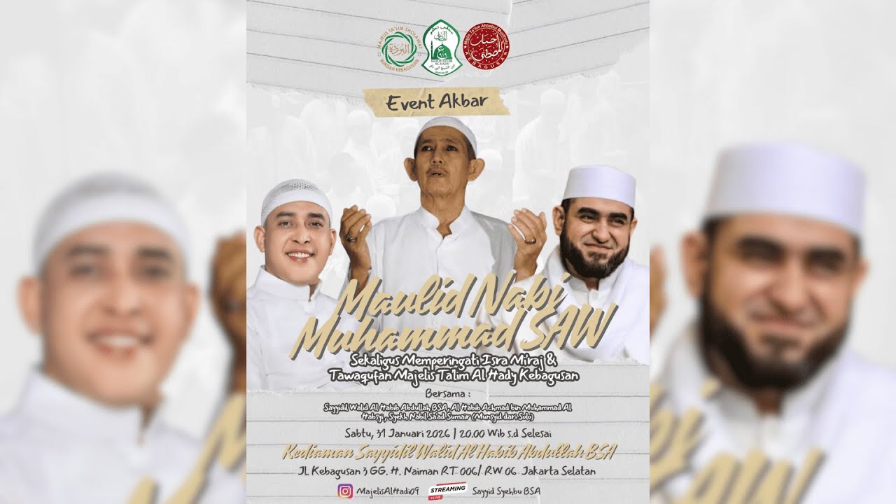 LIVE | MAULID NABI SAW MAJELIS TA'LIM AL HADY