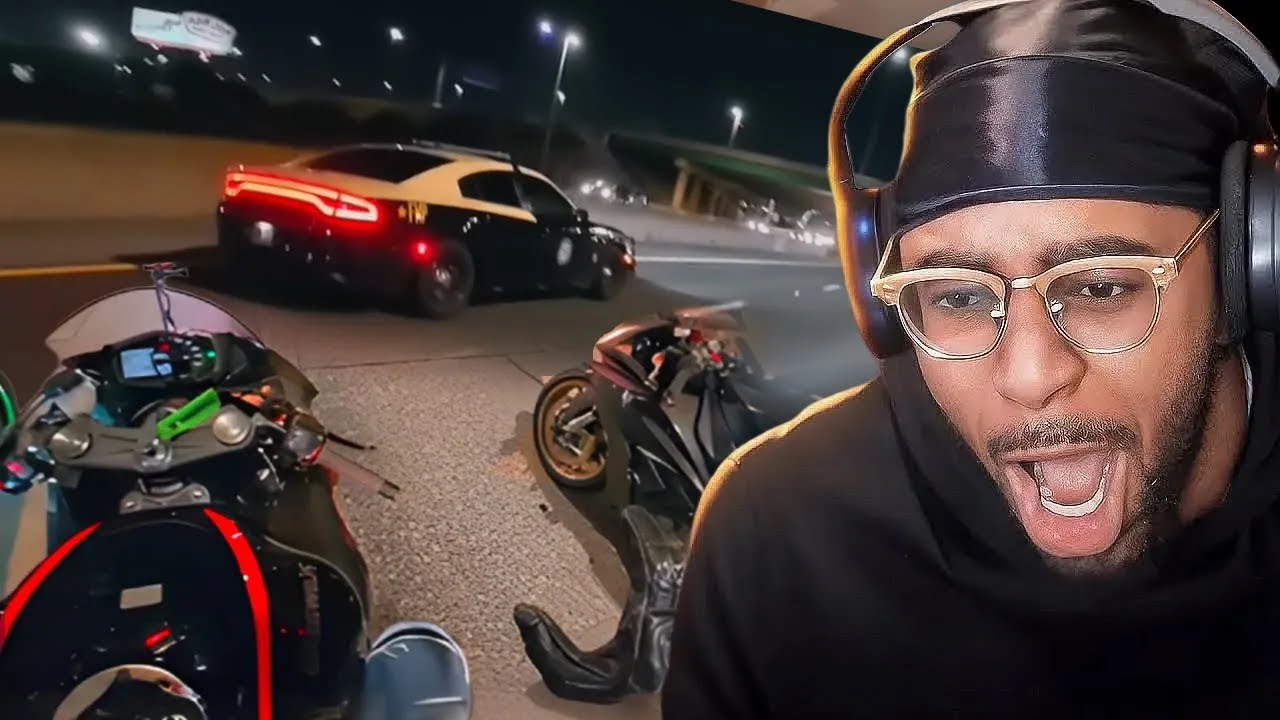 GROUP OF SUPERBIKES RUNS FROM COPS!! 150MPH+ *INSANE*
