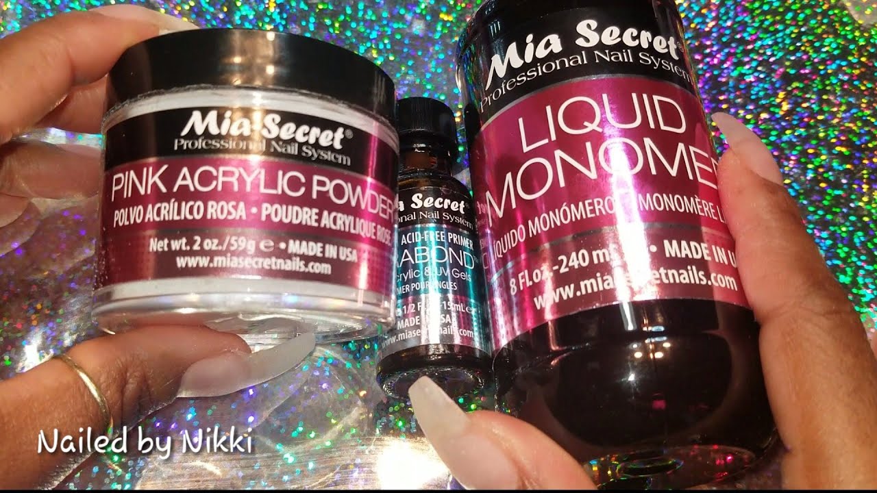 Chit Chat w/ me While I fill My Nails [using Mia Secret Acrylic System]