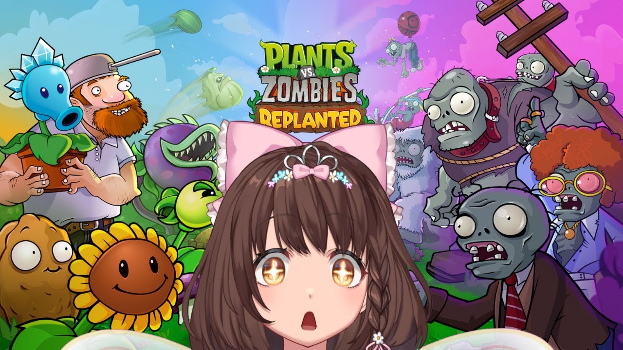 【Plants vs. Zombies Replanted】 Back to a childhood game!!!🐝🌸【Phoebe Chan | フィービー・チャン 】