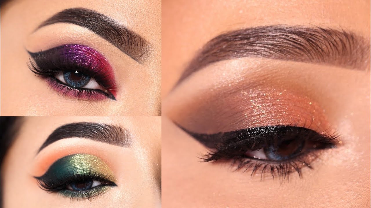 3 Stunning Eyeshadow Look || Step by Step Easy Eye Makeup Tutorial || Shilpa