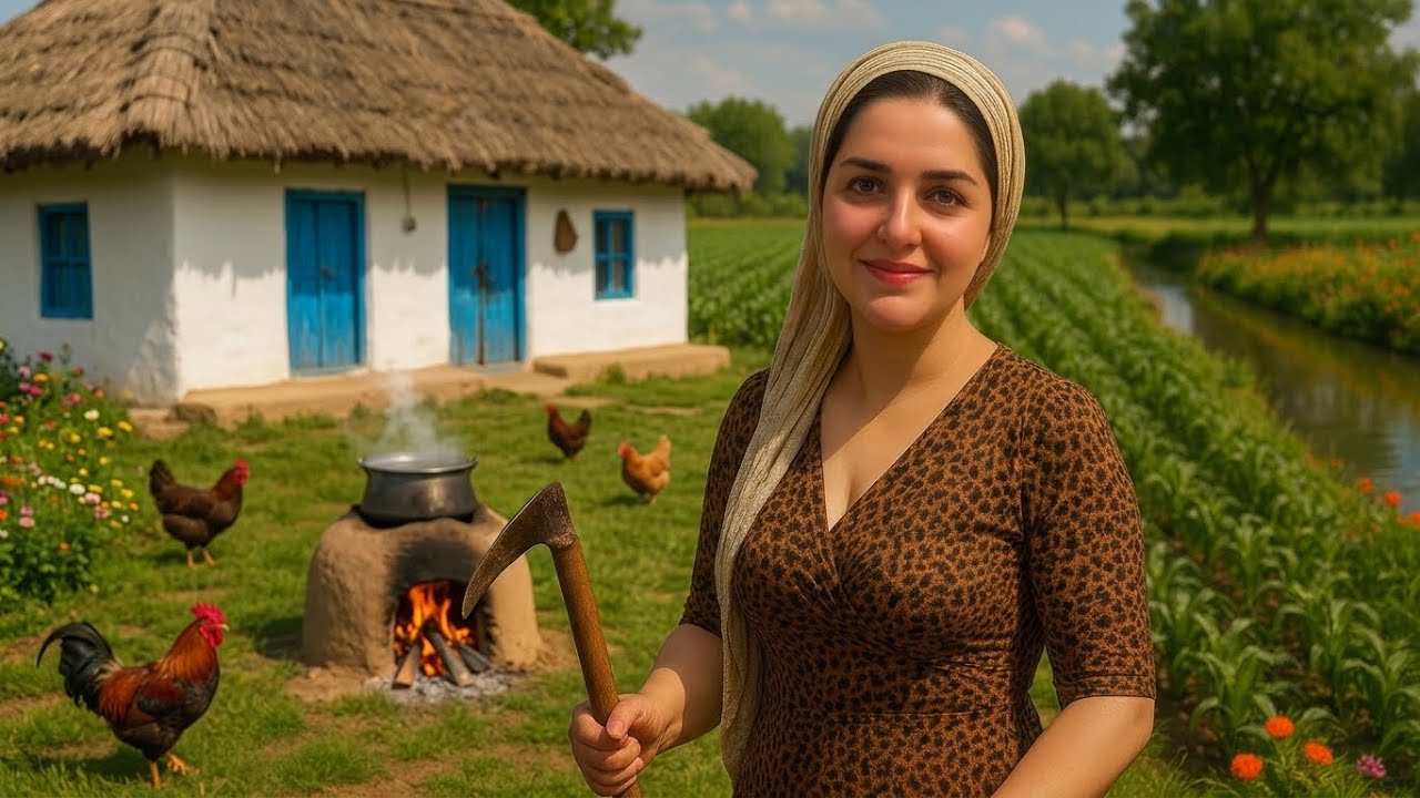 Life in a Remote Village in Northern Iran | Amazing Fire Cooking Recipe