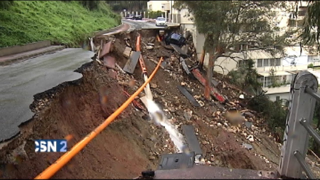 Una fuerte tormenta causa destrozos en Málaga