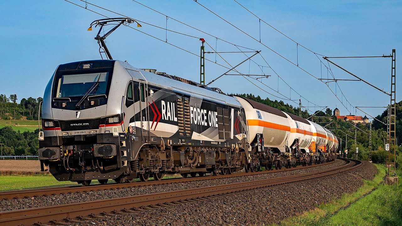DB Bahnbau Dual-Vectron, NeS + Rail Force One EuroDual,  TXL Offroad 193 uvm auf der Frankenwaldbahn