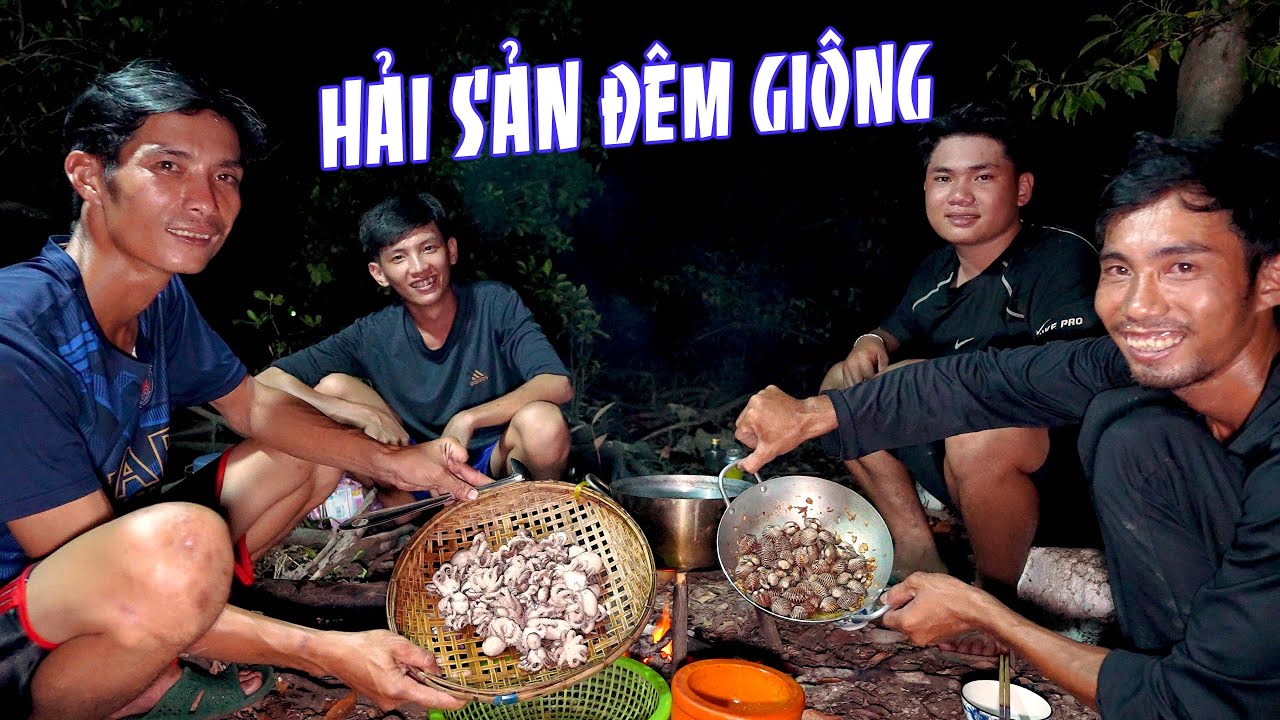 24h Mò Sò Huyết, Tôm Tích, Ăn Mực Tuộc Ven Biển