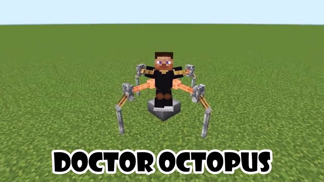 how to make doctor octopus in minecraft (no mods)