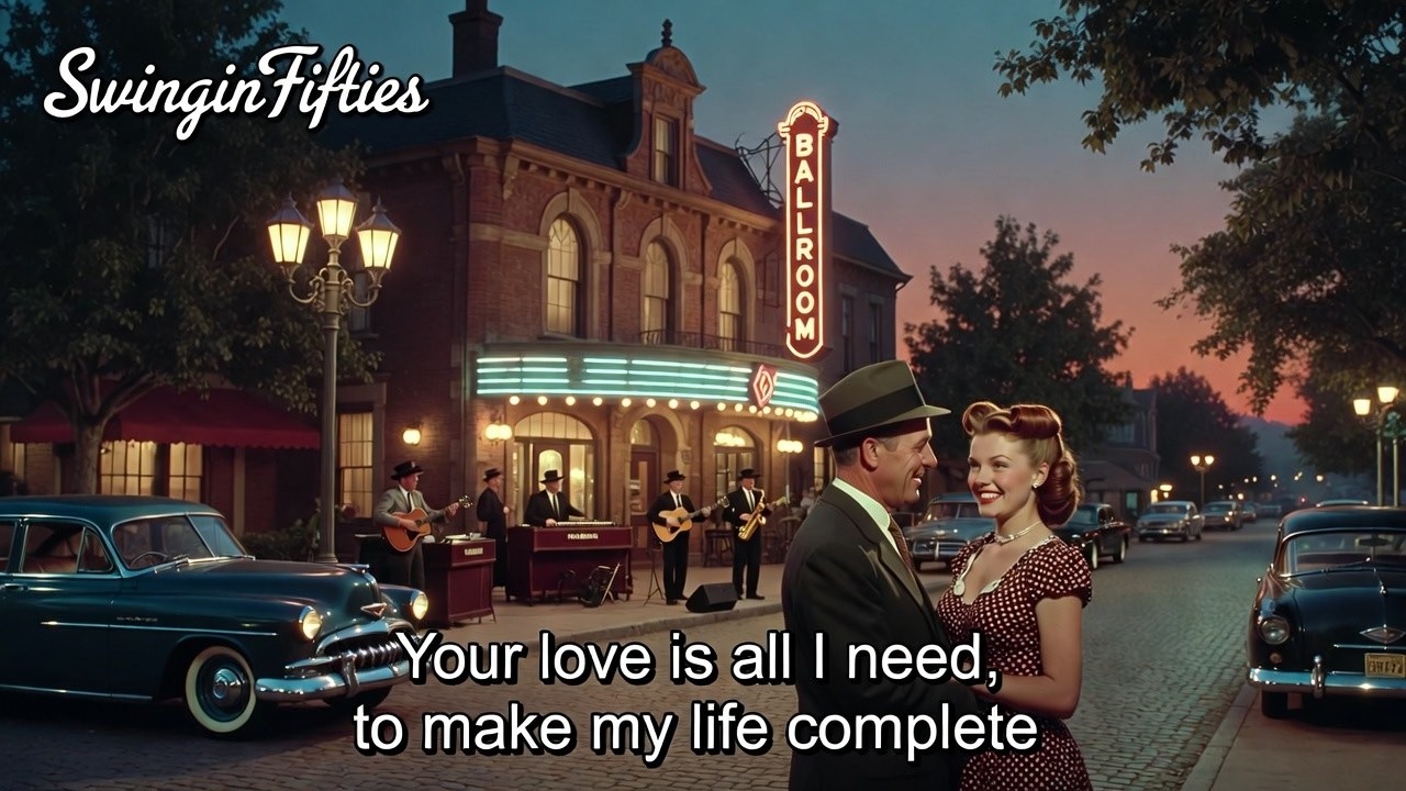 Your Love Is All I Need 1950s Doo-Wop Soul Duet Official Music Lyric Video