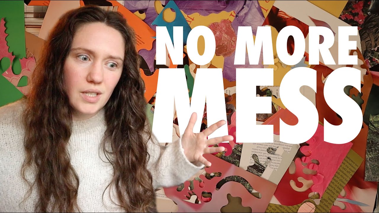 How I Organize Collage Papers (Magazines)