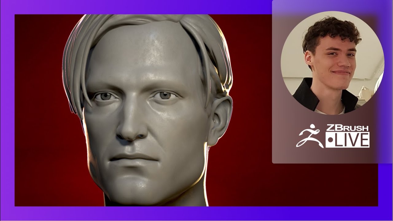 Organic Character & Creature Sculpting: Robert Pattinson The Batman  - Luc Tschopp - ZBrush 2022