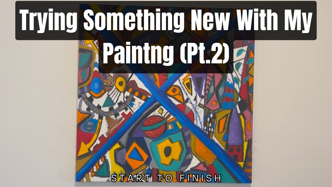 Oil Painting Technique | How to Develop Depth in Abstract Compositions