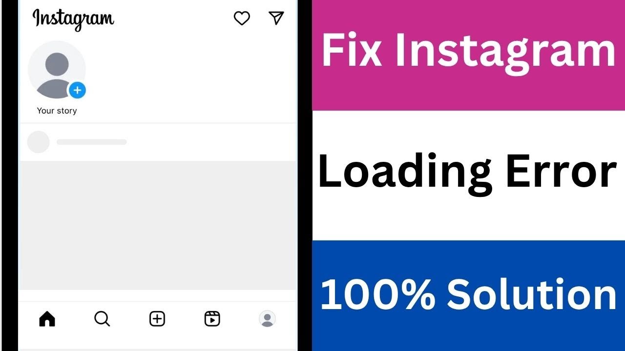Instagram Loading Error | Instagram Stuck Problem