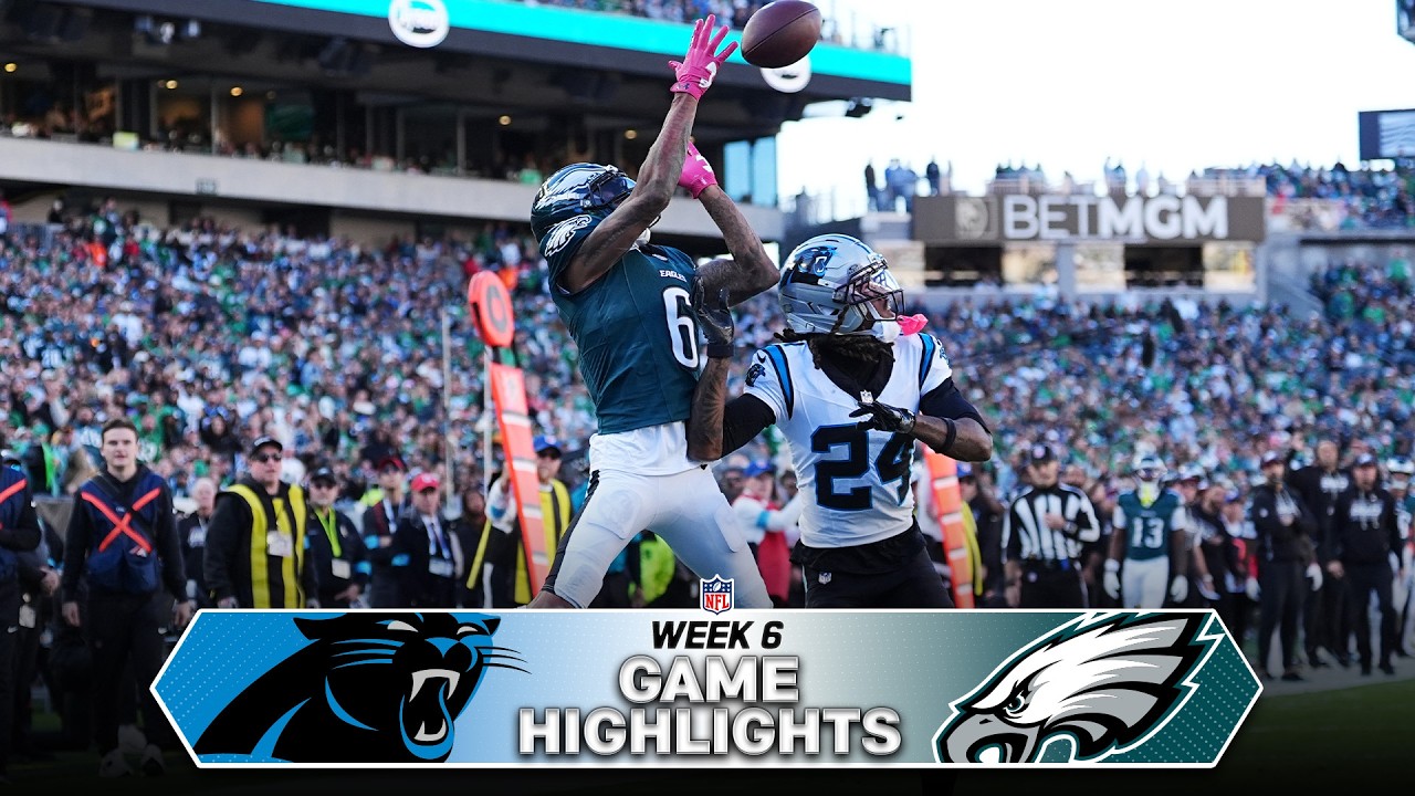 Carolina Panthers vs. Philadelphia Eagles Game Highlights | NFL 2026 Season Week 6