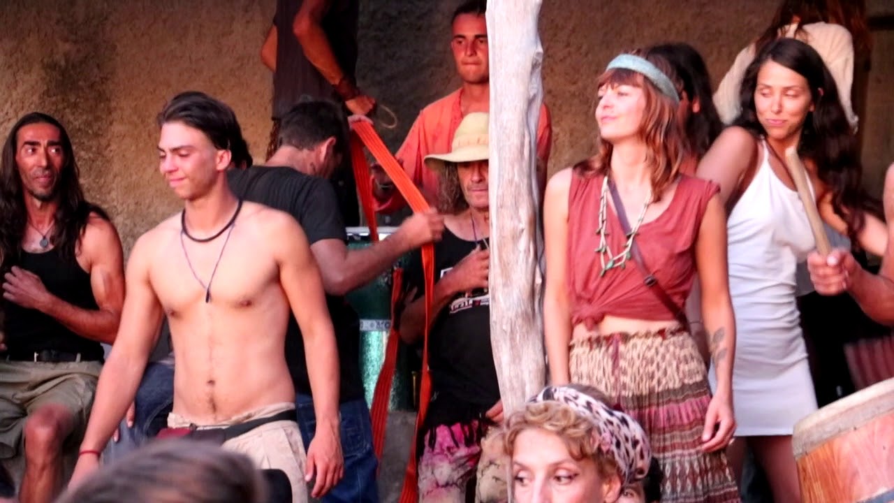 Hippie drummers at Benirràs Beach (Ibiza) Part 2