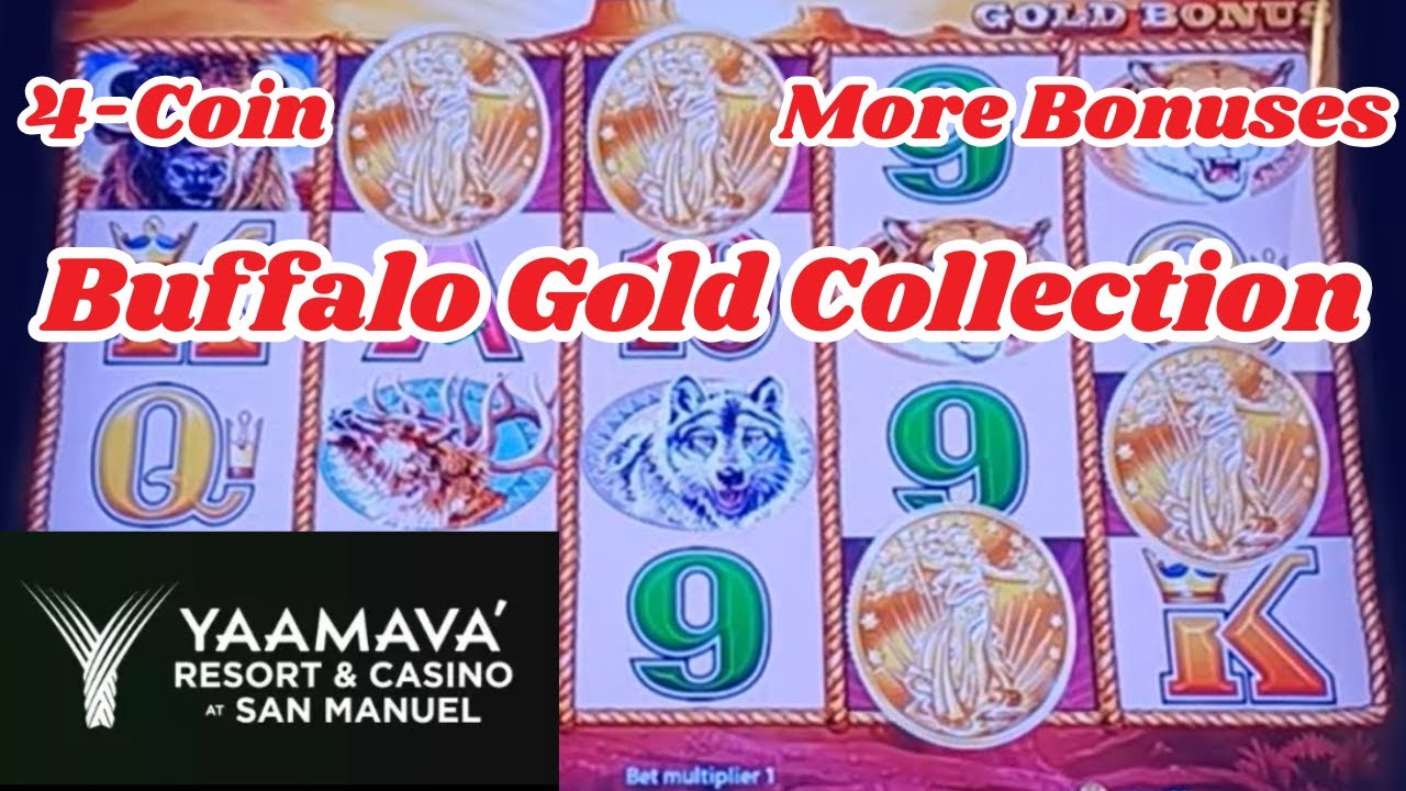 Бонусы за коллекцию Buffalo Gold